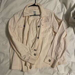 Old Navy Cream Utility Jacket Size Large